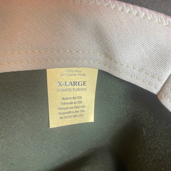 Orvis Matters 100% Wool Forest Green Fedora Hat - Picture 4 of 4